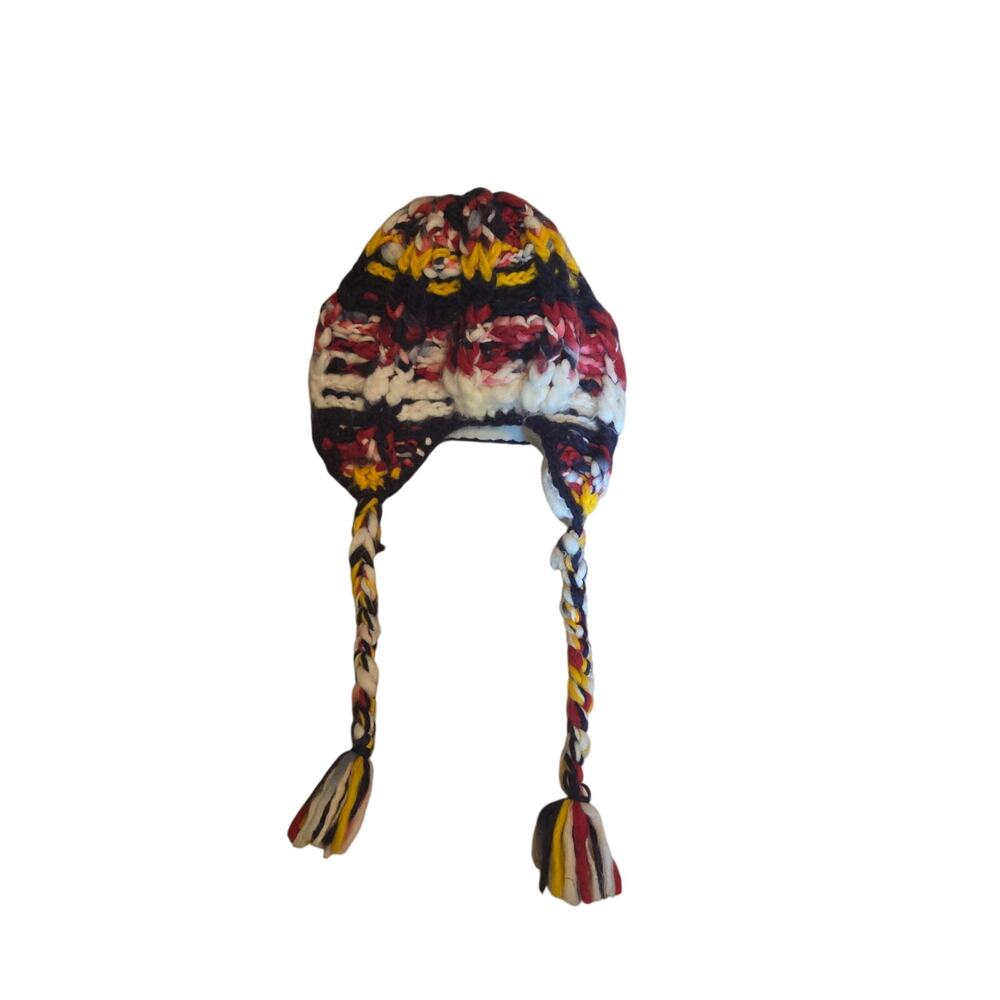 Chaos Multicolor Knit Earflap Hat